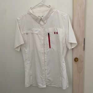 Under Armour Sport Fishing Shirt Sz. L